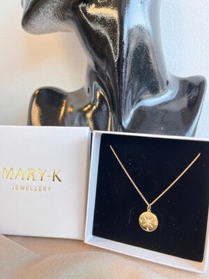 Mary K Gold Compass Necklace