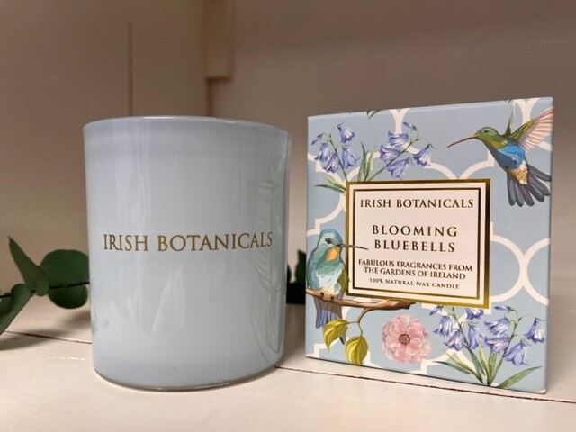 Irish Botanicals Blooming Bluebells Candle