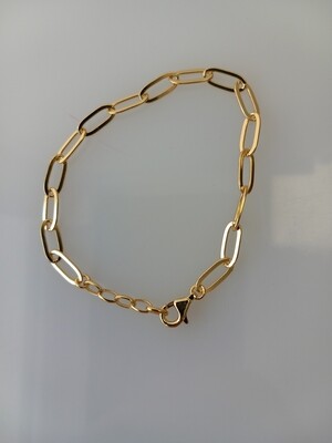 GOLD CHAIN LINK BRACLET