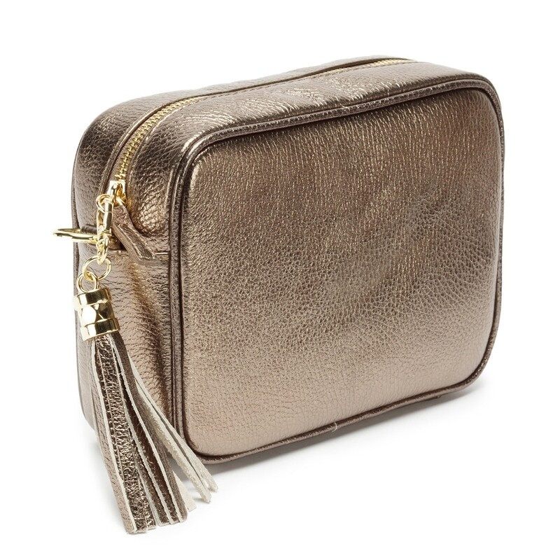 ELIE BEAUMONT CROSSBODY METALLIC BRONZE 