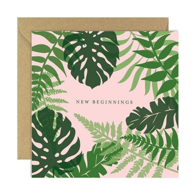 BOLD BUNNY NEW BEGINNINGS CARD