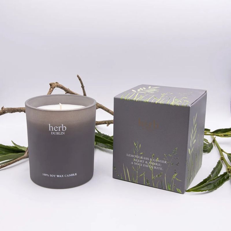 HERB DUBLIN LEMONGRASS &amp; GINGER JAR CANDLE