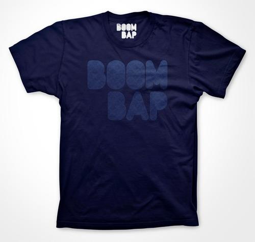 The Boom Bap Classic Logo Tile Texture Shirt (Blue)
