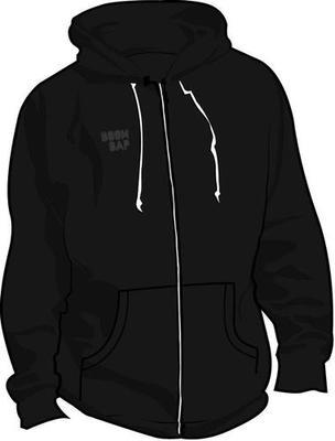 The Boom Bap Hoodie (Classic Chrome Black on Black)