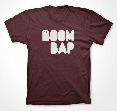 The Boom Bap Classic Logo Shirt (Eggshell on Truffle)
