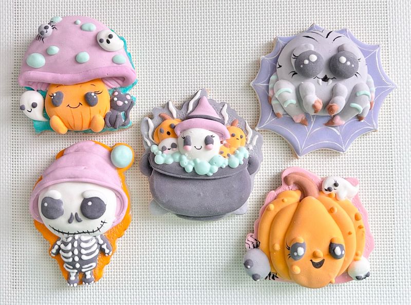 SquishCookie Course - Pastelle Halloween Cuteness