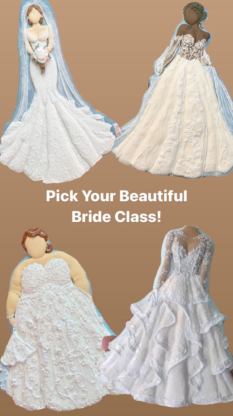 Royal Icing Bridal Class Options (4 Classes To Choose From)