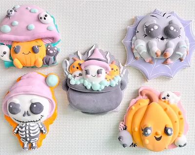 SquishCookie Course - Pastel Halloween