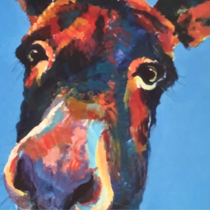 Donkey; A4 Art Print