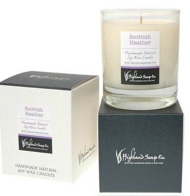 Scottish Heather Soya Wax Candle (The Highland Soap Co)