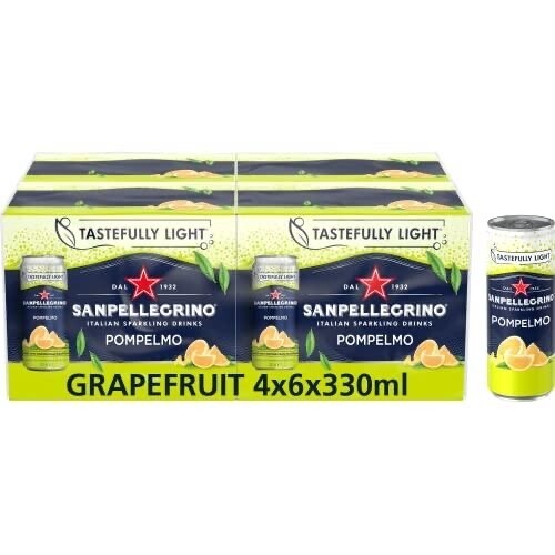 Sanpellegrino Pomplemo Grapefruit 6 x 33 CL (Pack of 4