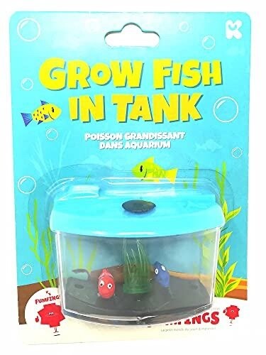 Grow Fish in Tank Kids Toy Children's Play Pocket Money Fun