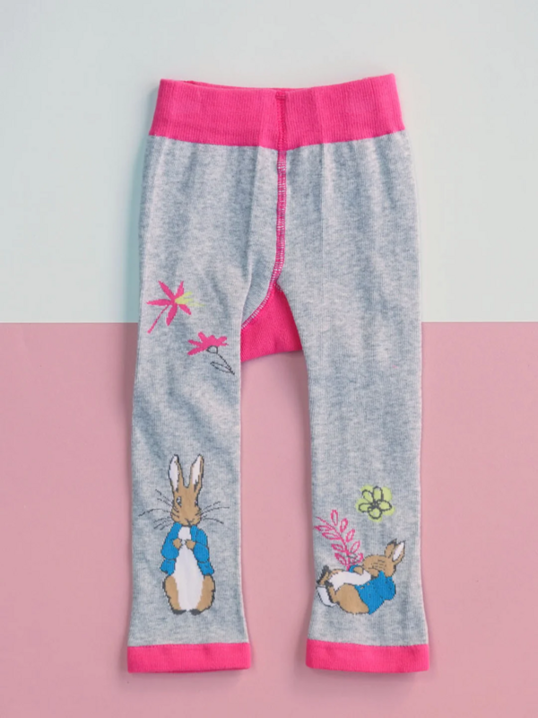 'Peter Rabbit' Floral Leggings; by Blade & Rose (6-12mths)