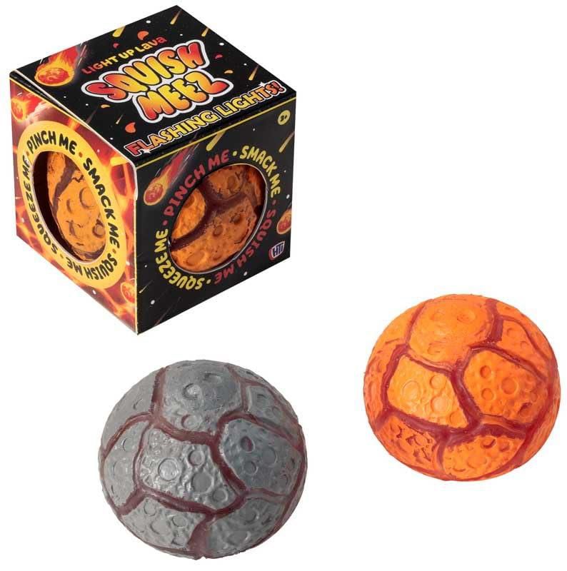 Light Up Lava Squish Meez Balls Squeeze Toys