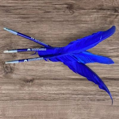 Auchingarrich Feather Pen (Blue)