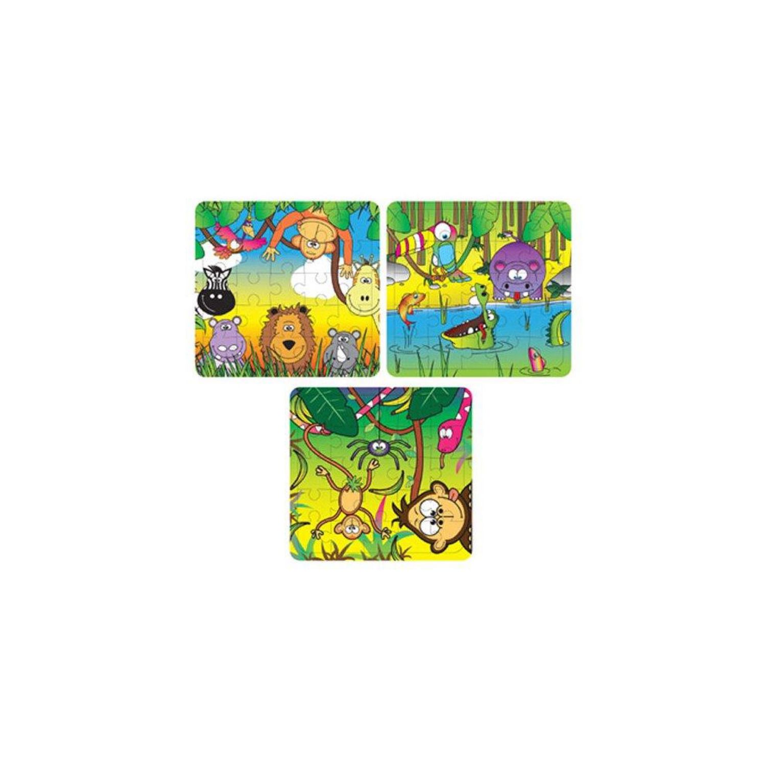 Jungle Animals - 25 Piece Mini Jigsaw Puzzle