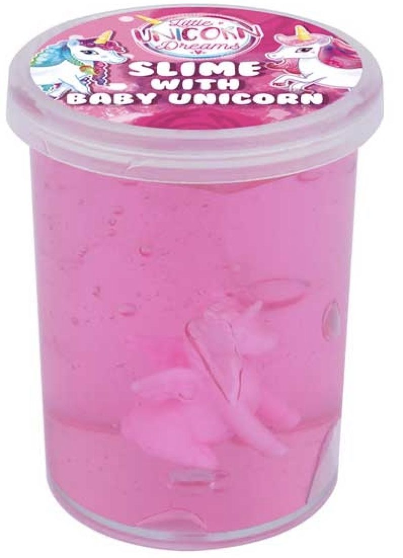 Unicorn Clear Slime Stress Relief 4 Assorted Party Fun