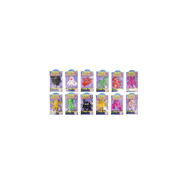 Sticky Creatures Throwing Toys