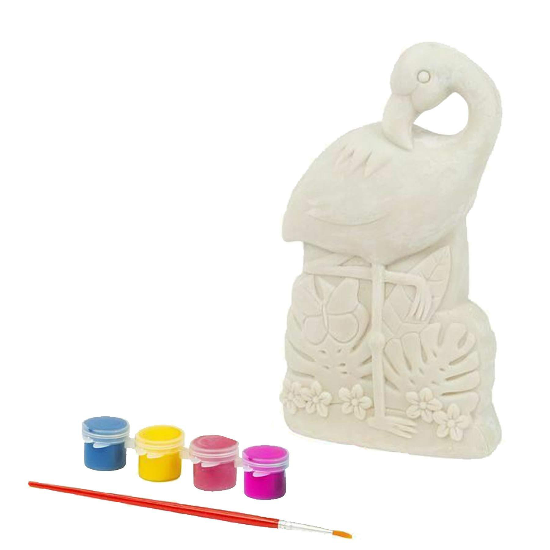Paint Your Own Garden Flamingo