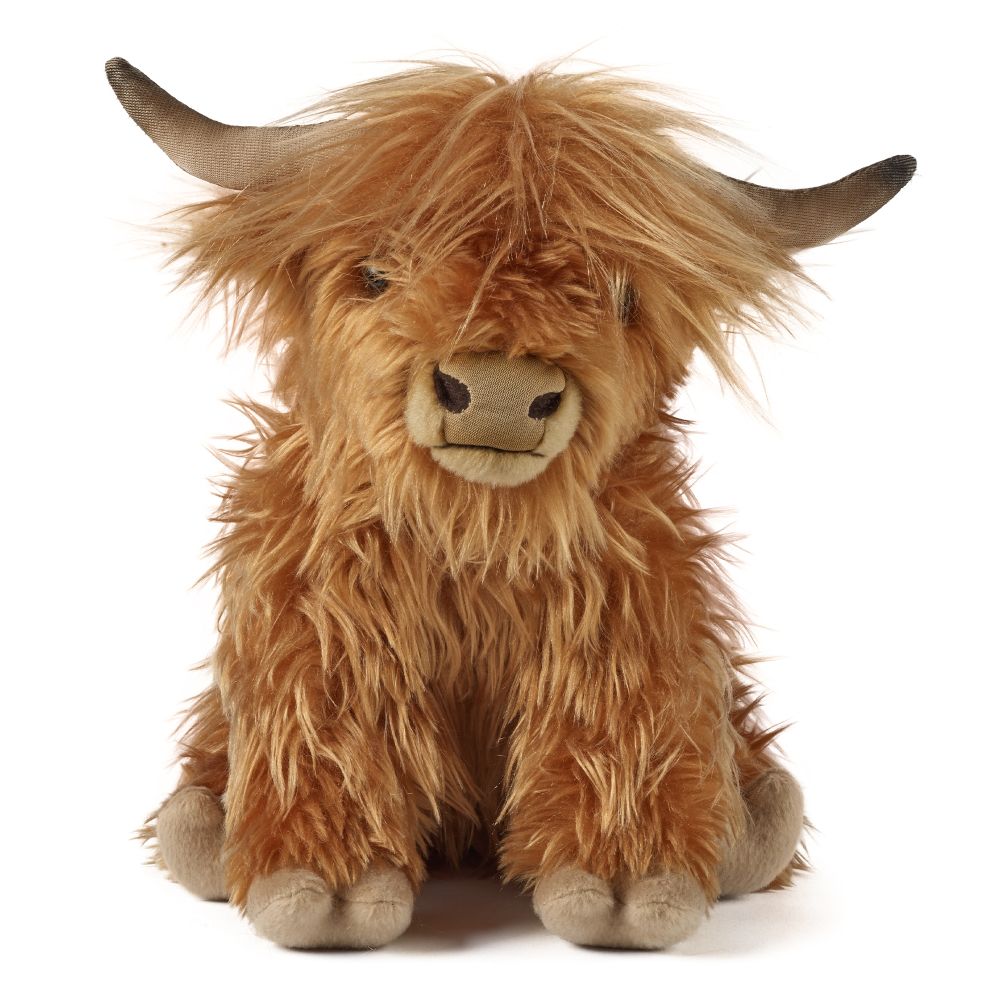 Brown Highland Cow - Soft Toy (with Sound)