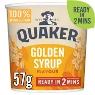 Quaker Oats, Golden Syrup.