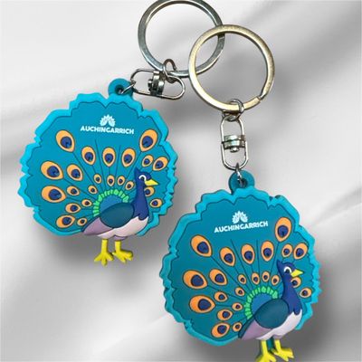 Auchingarrich Keyring; Peacock