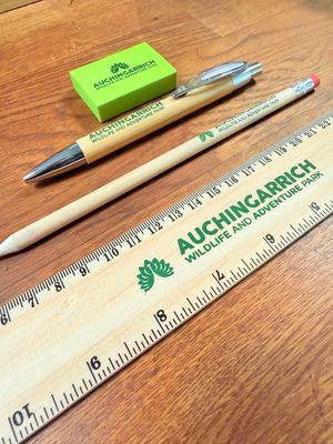 Auchingarrich Stationary Set (Ruler, Pen, Pencil, Eraser)