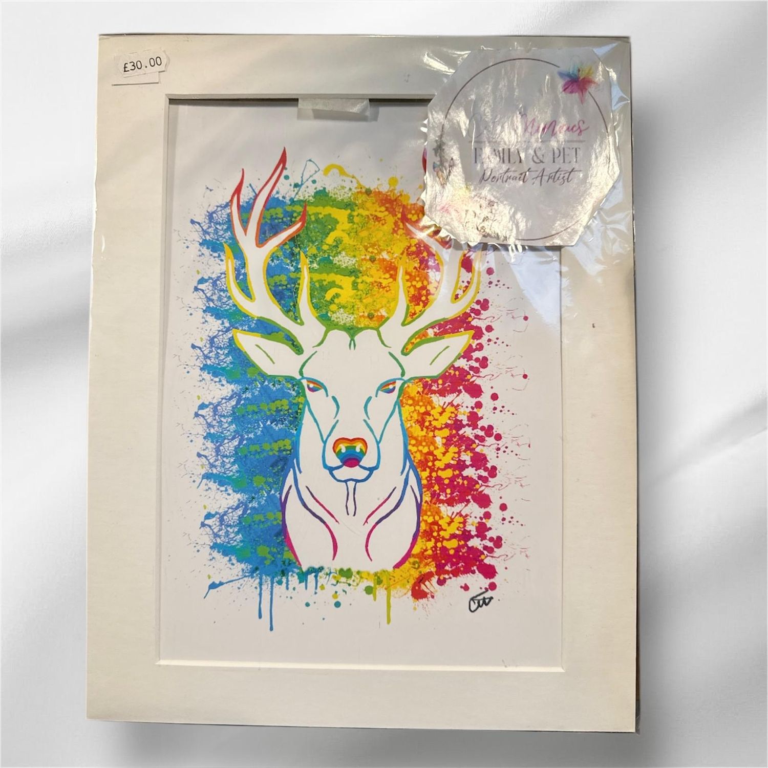 Stag Print; by Cate Menzies Designs