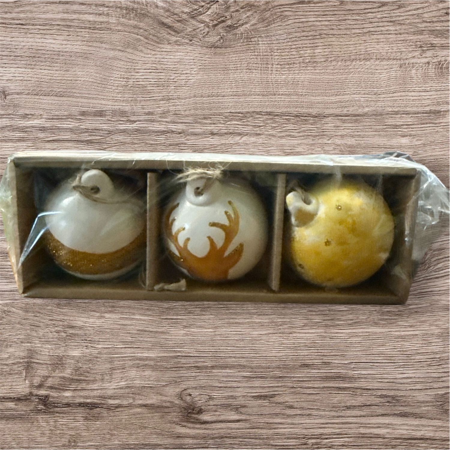 Festive Baubles; by Cate Menzies Designs (3pk)