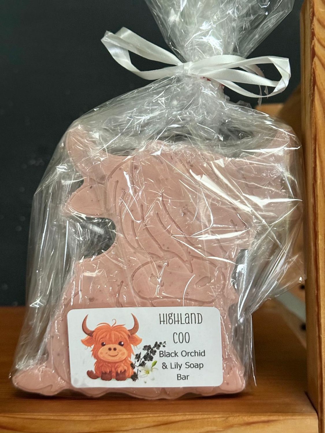 Highland Coo, Black Orchid & Lily Soap Bar (160 - 200g)