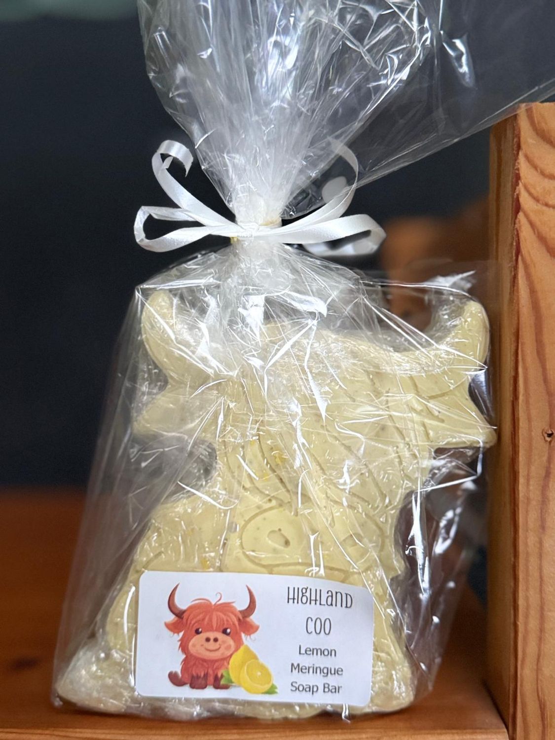Highland Coo, Lemon Meringue Soap Bar (200g)