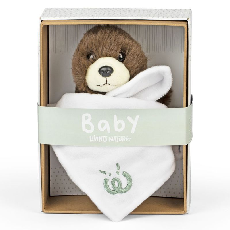 Baby Otter With Blanket by Living Nature