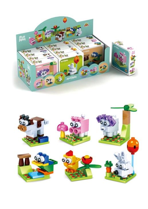 Blocks Mini Farm Animals - Various Designs
