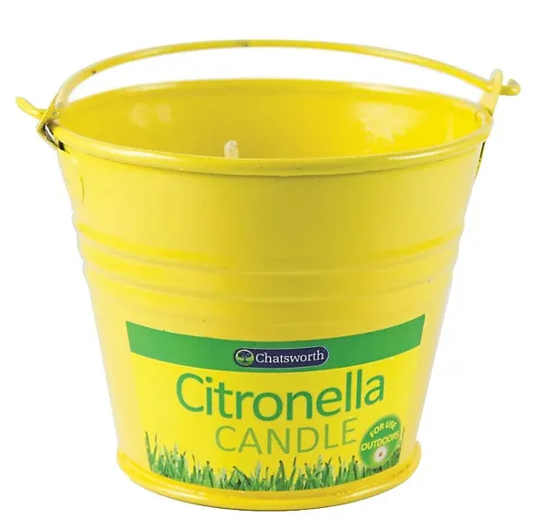 Citronella Tin Bucket Light Lemon Candle