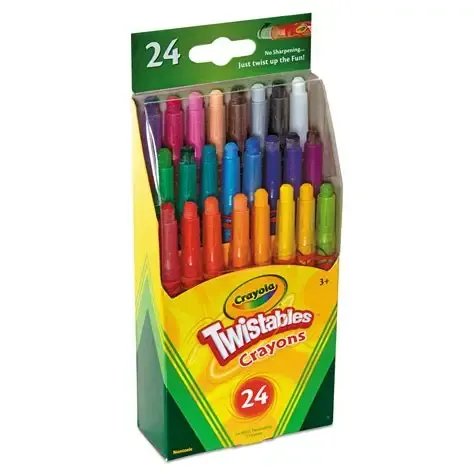 Crayola Twistables Crayons, 24pk