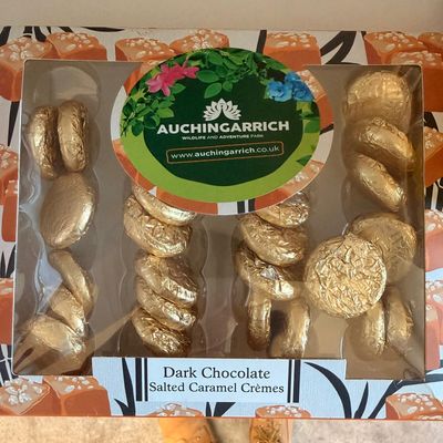 Dark Chocolate, Salted Caramel Crèmes, 200g Dark Chocolate, Salted Caramel Crèmes, 200g