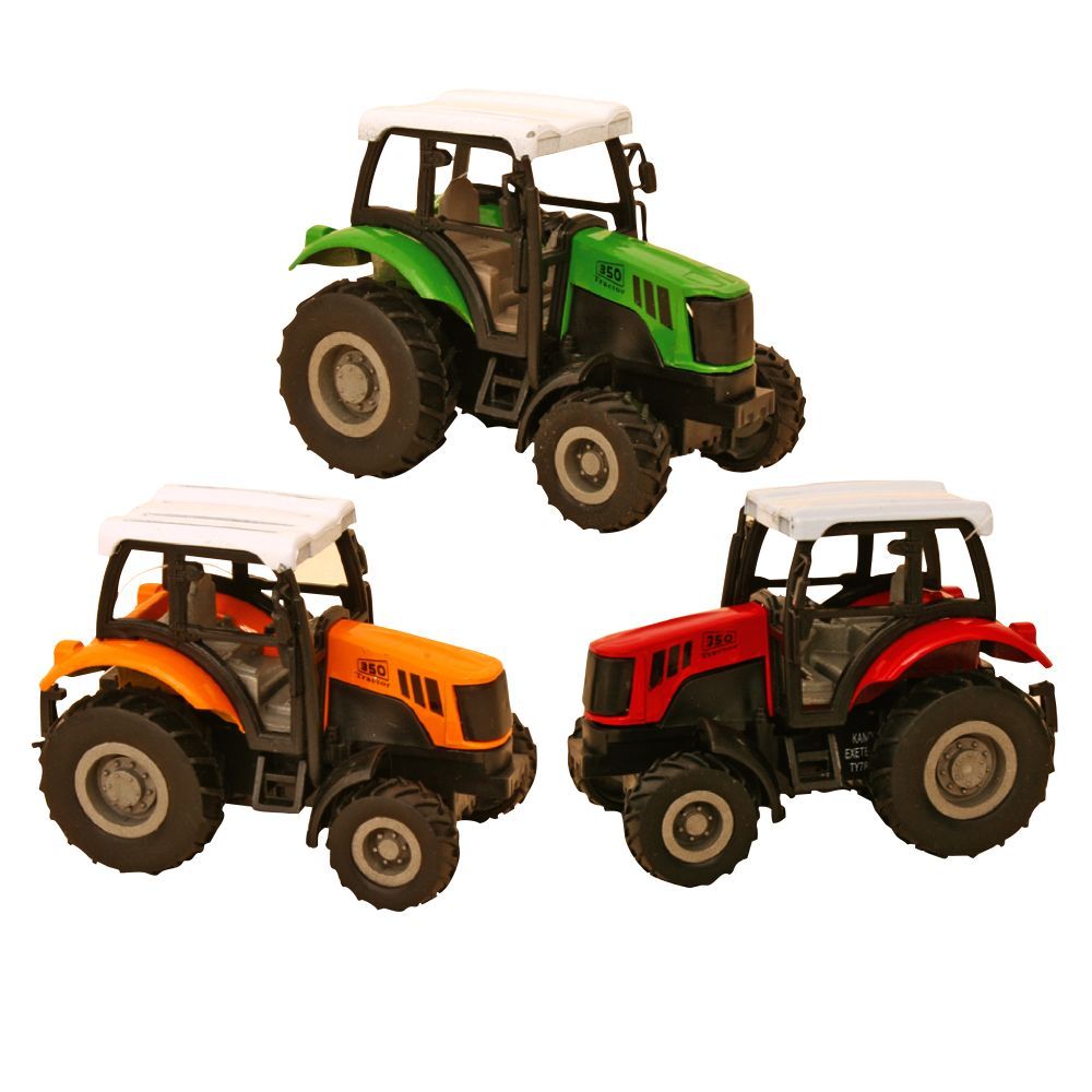 Diecast Pull-Back Tractor (10cm)