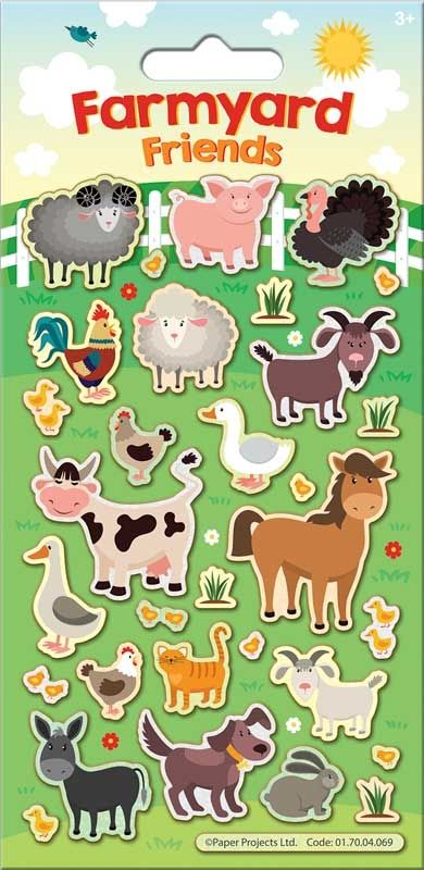 Farmyard Friends Sparkle Stickers