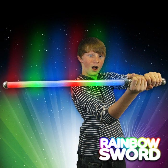 Flashing Rainbow Sword