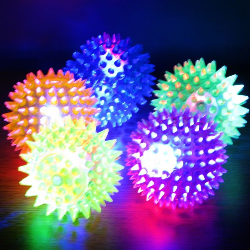 Flashing Spikey Neon Ball