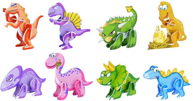 Fun Toys - 3D Dinosaur Mini Puzzle
