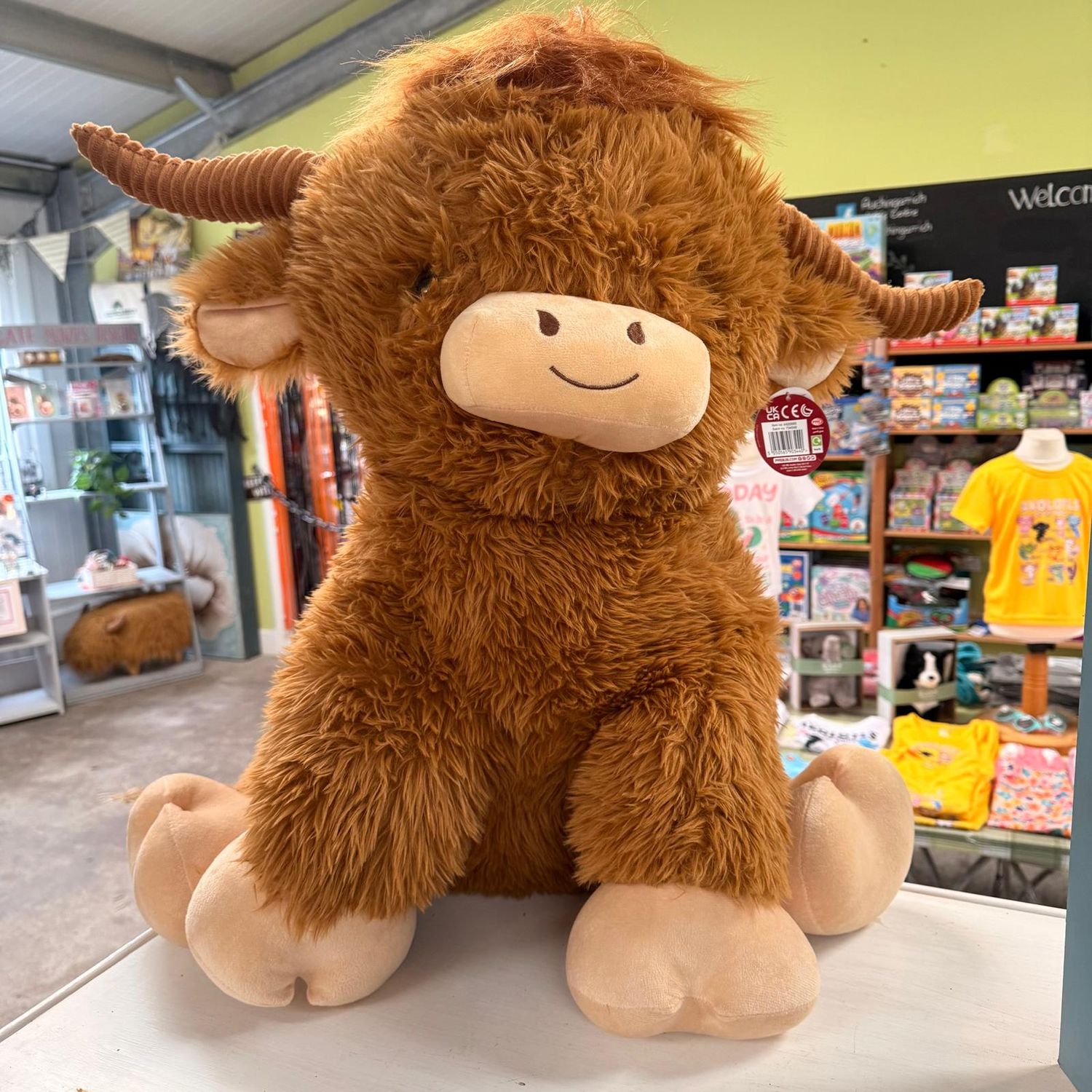GIANT Highland Cow Plush Toy (65cm)