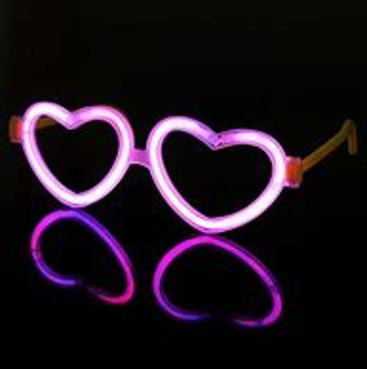 Glow Heart Spex (1 piece) Glow Heart Spex (1 piece)