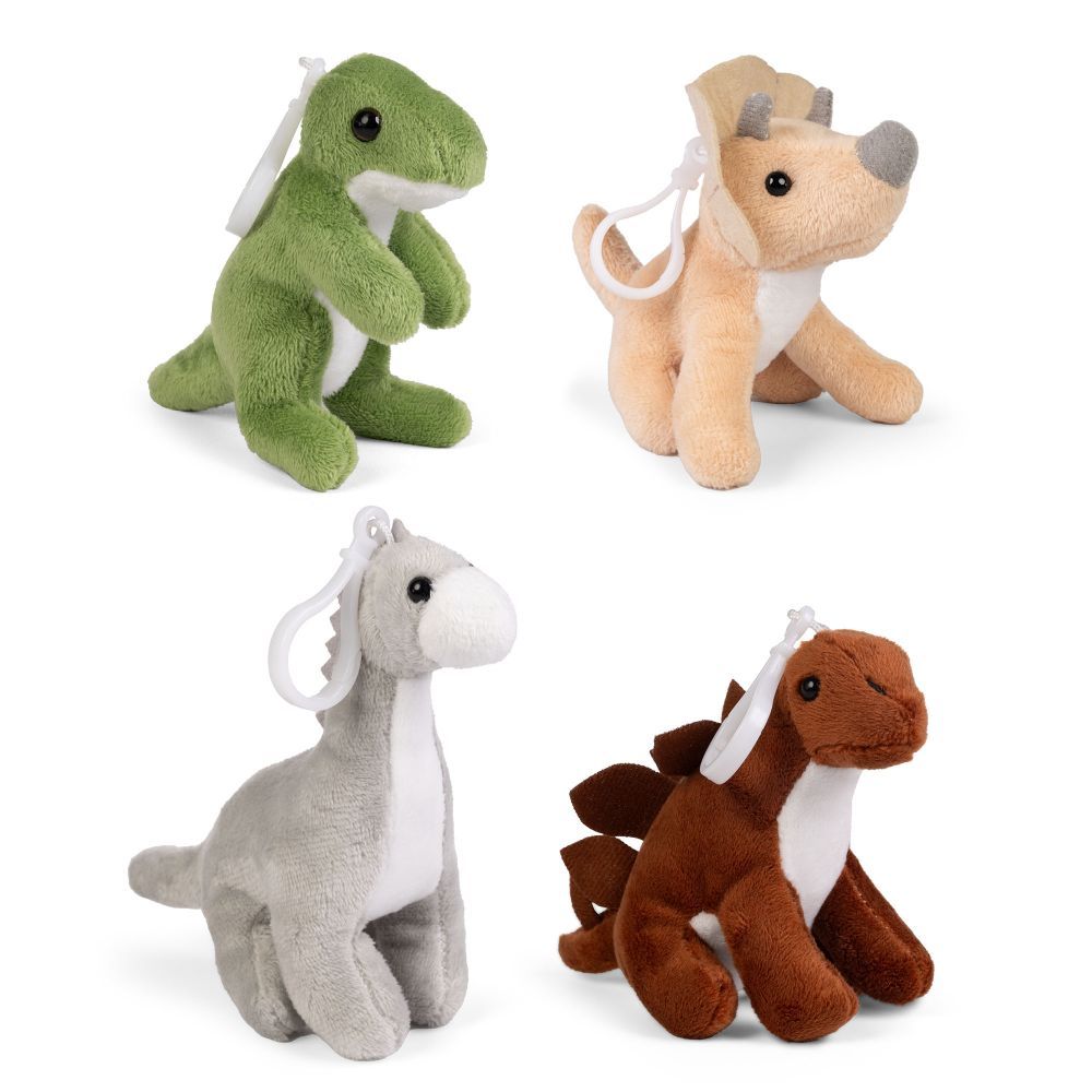 Soft Dinosaur Keyring Clips Soft Dinosaur Keyring Clips