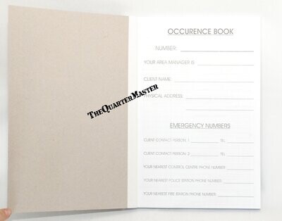 Log Books and Registers