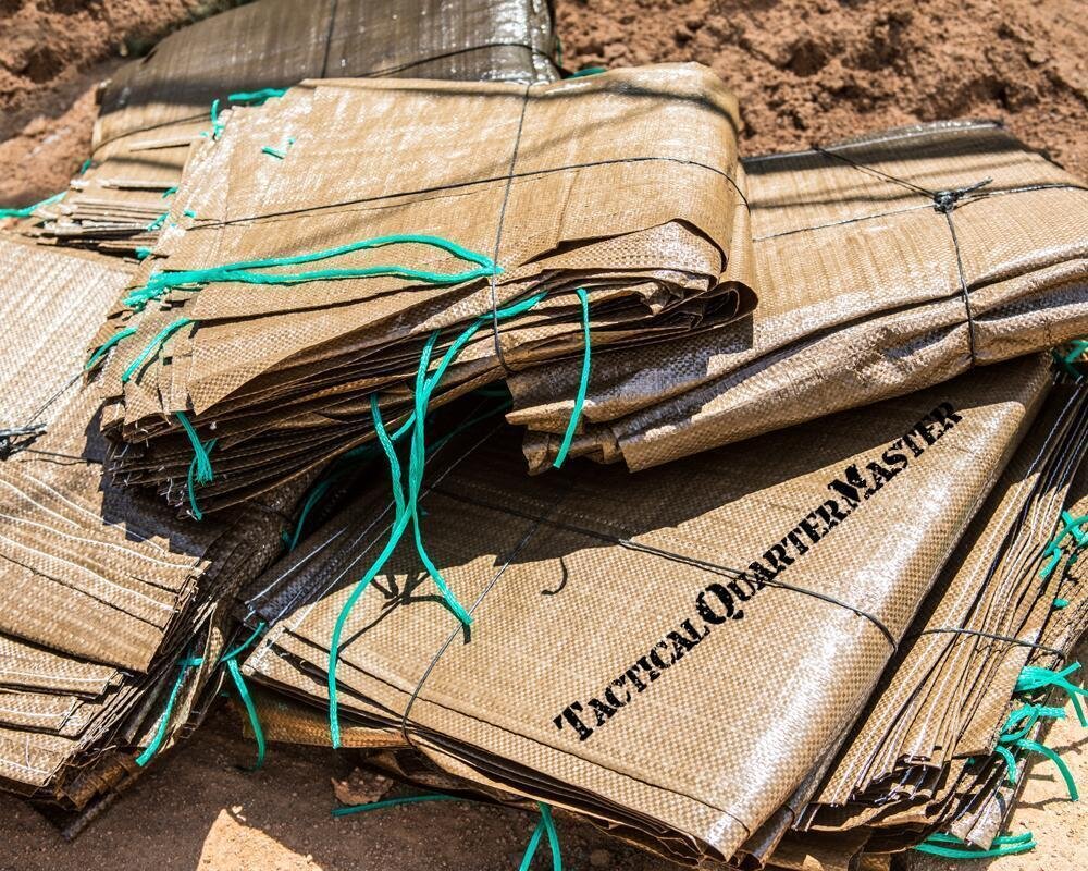 Sand Bags 40cmx83cm Brown, UV Treated PP Woven