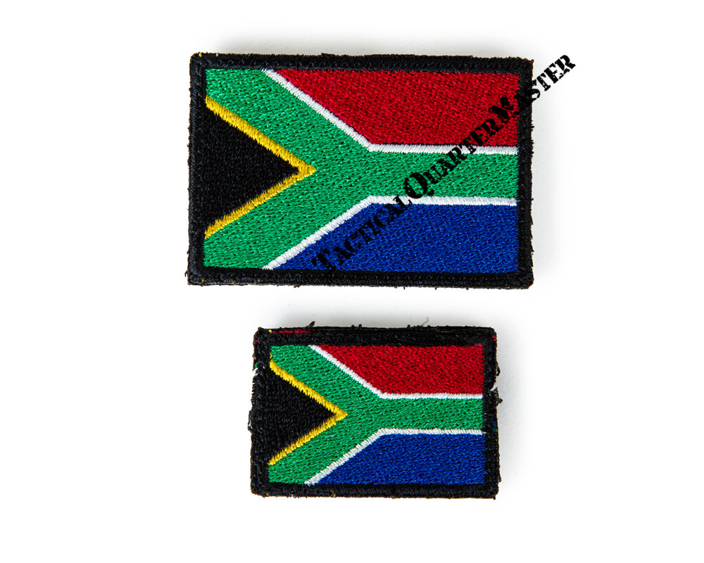 Bushveldt Badge Flags: Large. South Africa Black