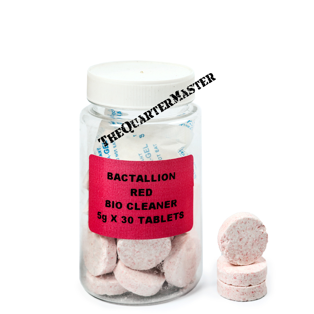 Sanitisers, Disinfectants & Antiseptics Bactallion Red Tablets 5g (30