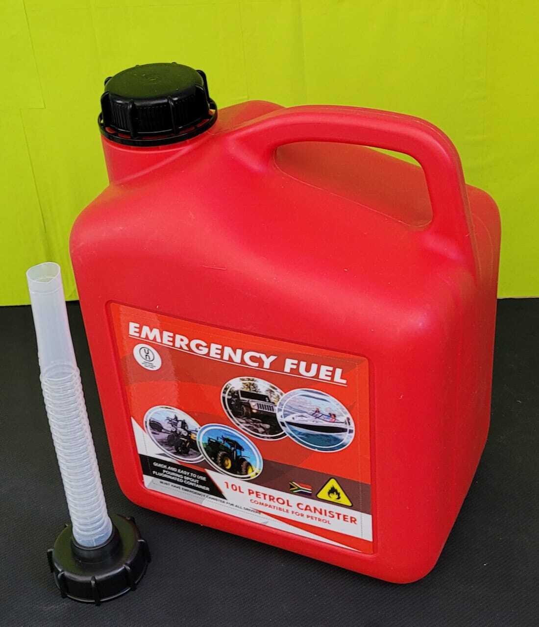 Jerry Can Petrol 10L Red