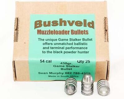 Bushveldt Gamestalker Bullets .54 caliber 430gr.